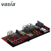 Oprema za trampolin na notranjih igriščih